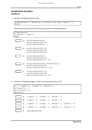 Python basics cheatsheet - Operators Type Bool() turns to boolean (true ...