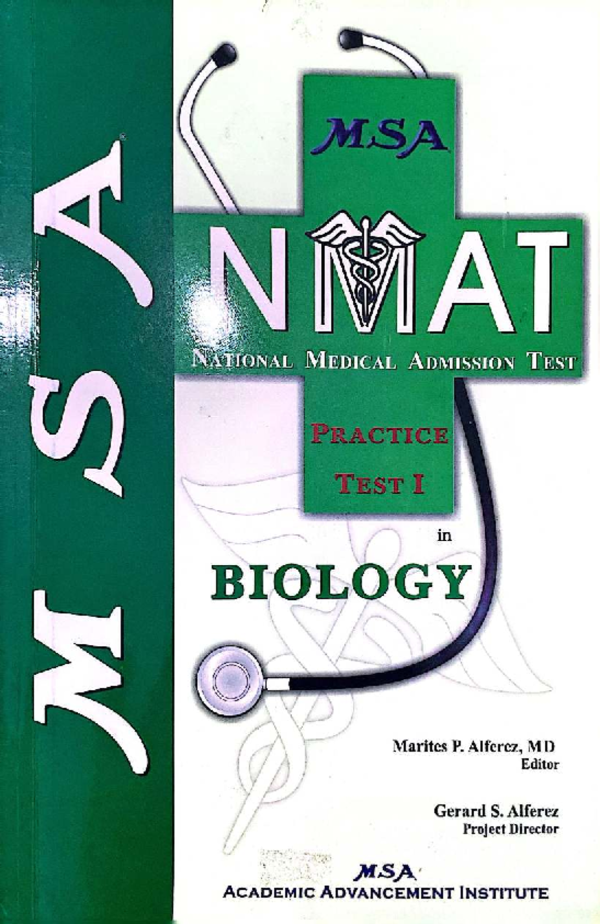 MSA NMAT Practice Test I in Biology: Comprehensive Review Guide - Studocu