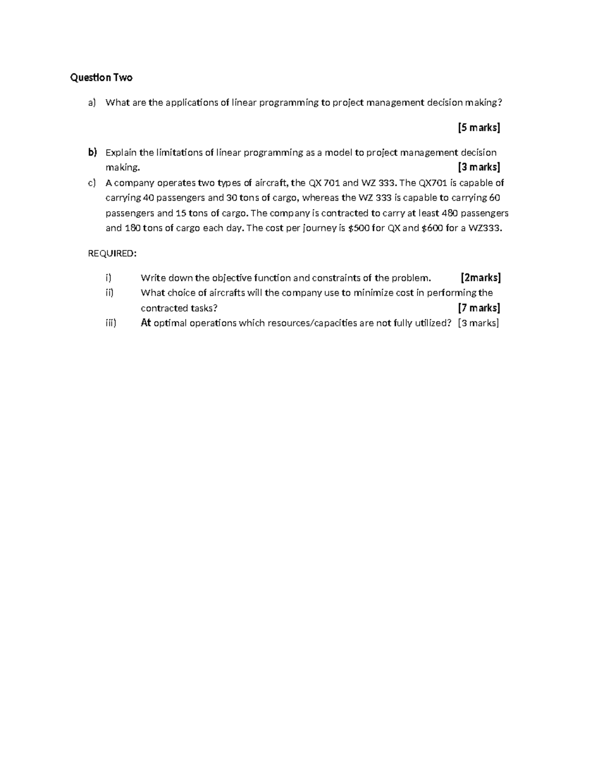 Linear Programming Applications & Limitations in Project Management ...