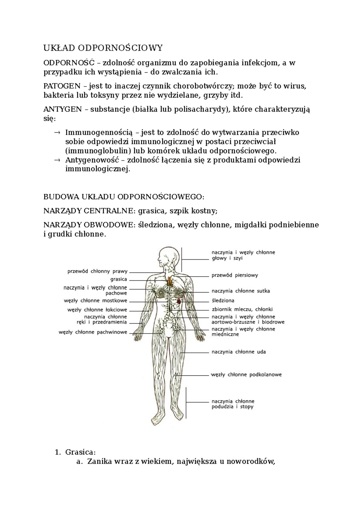 Układ nerwowy 1 zadania maturalne z odpowiedziami - Biologia