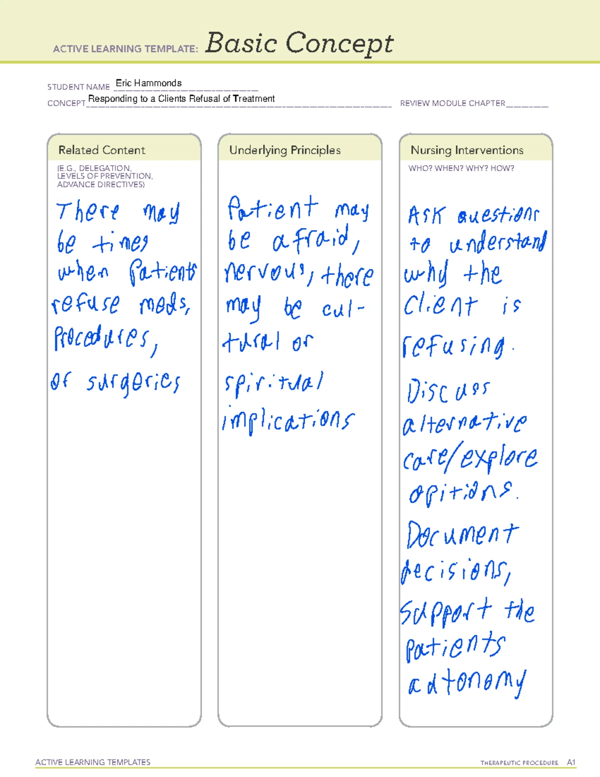Leadership ALT 2 - ATI ALT - NSG 4552 - ACTIVE LEARNING TEMPLATES ...