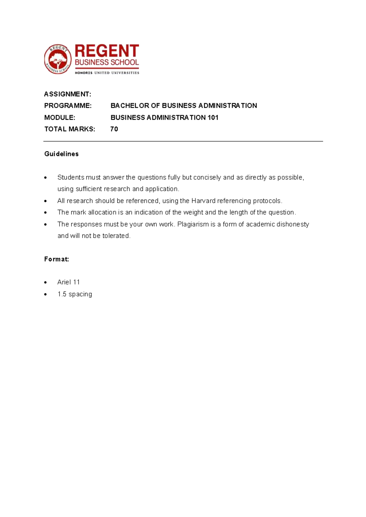 BBA 101 - Business Administration Assignment on Clover Industries - Studocu
