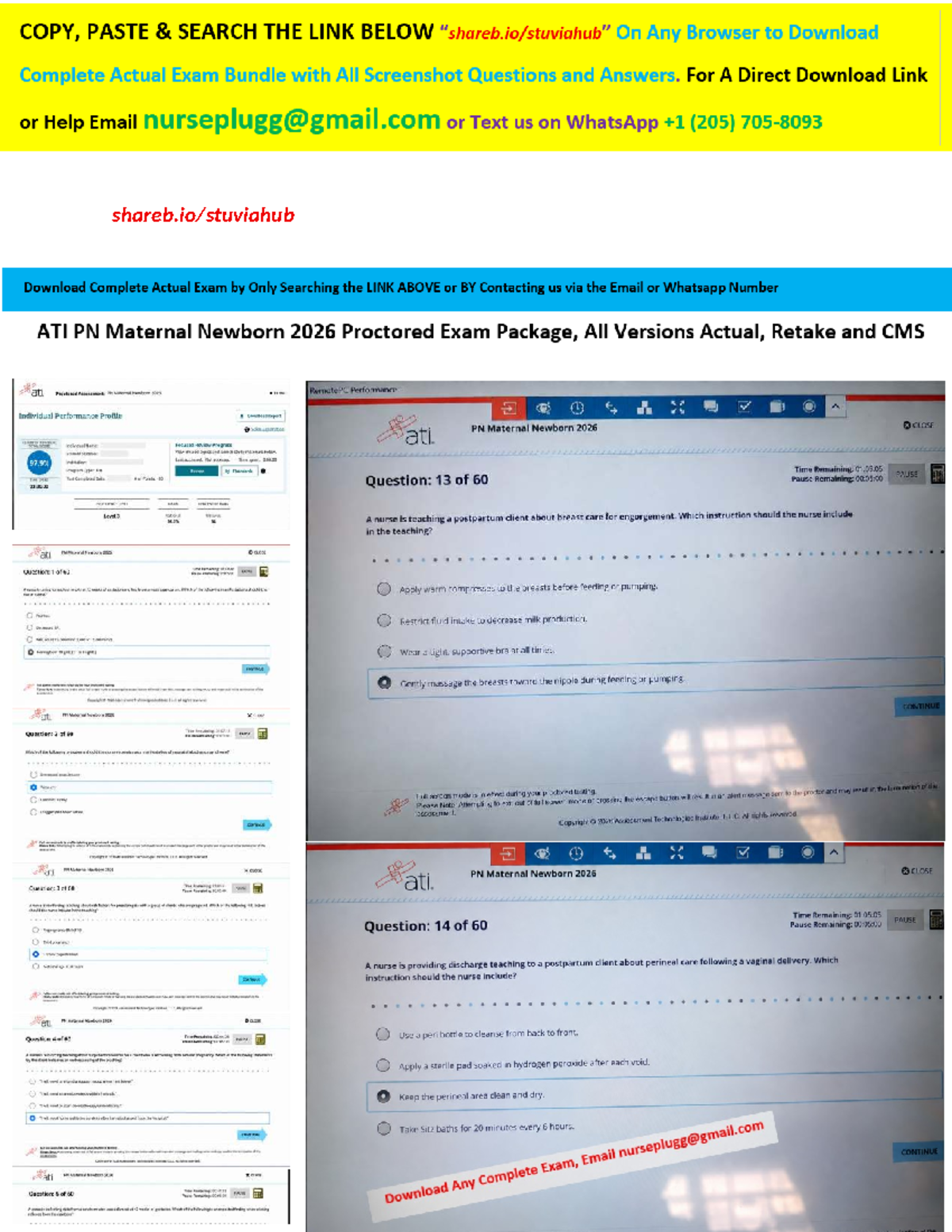 Complete PN Maternal Newborn (OB) 2026 Proctored Exam with NGN - Studocu