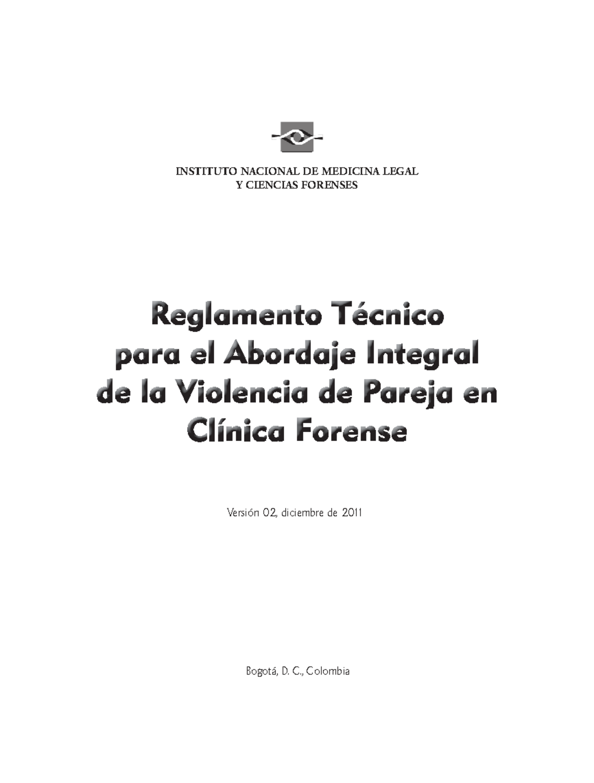 Reglamento Técnico para el Abordaje Integral de la Violencia de Pareja ...