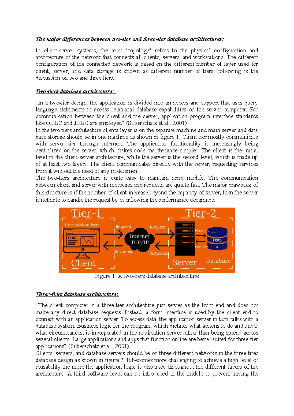 DF-Unit1: Key Differences Between Two-Tier and Three-Tier Database ...
