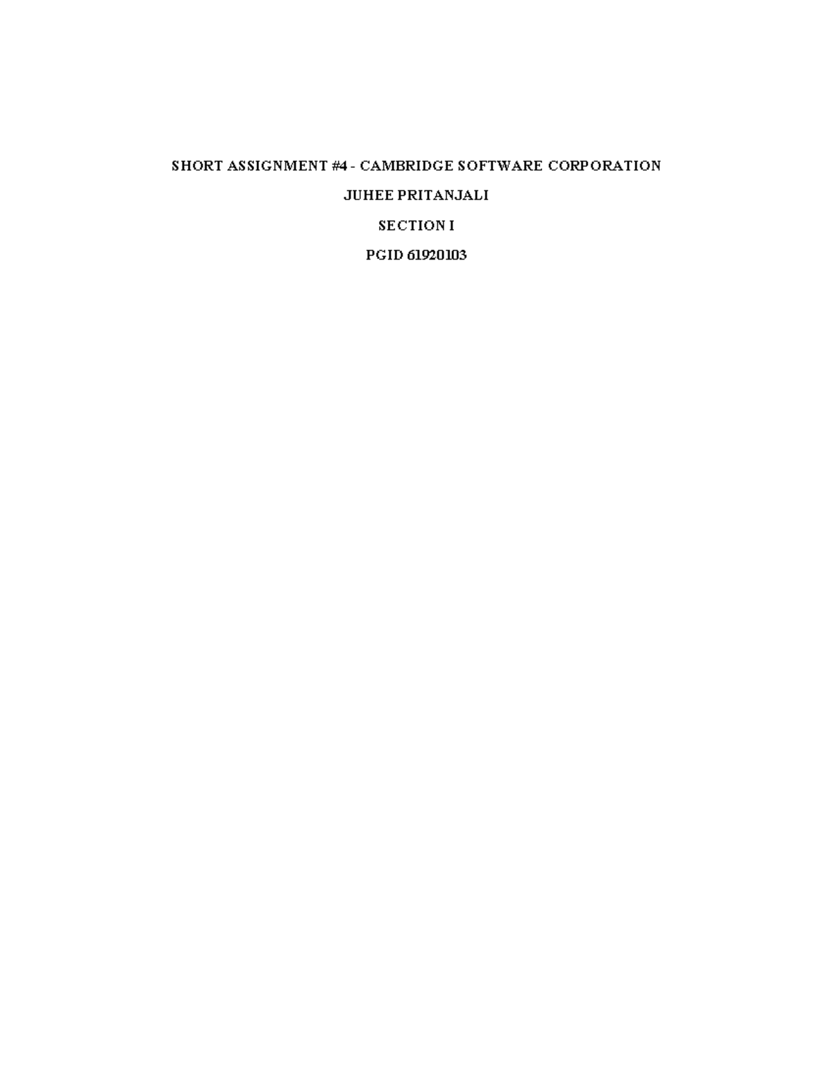 415202696 CSC Case Study: Modeler Pricing Analysis and Segmentation ...