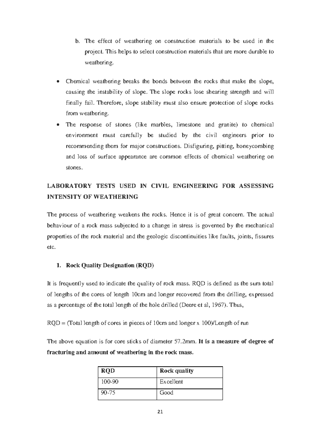 Module 1 Part 3 - Lecture Notes on Weathering in Engineering Geology ...