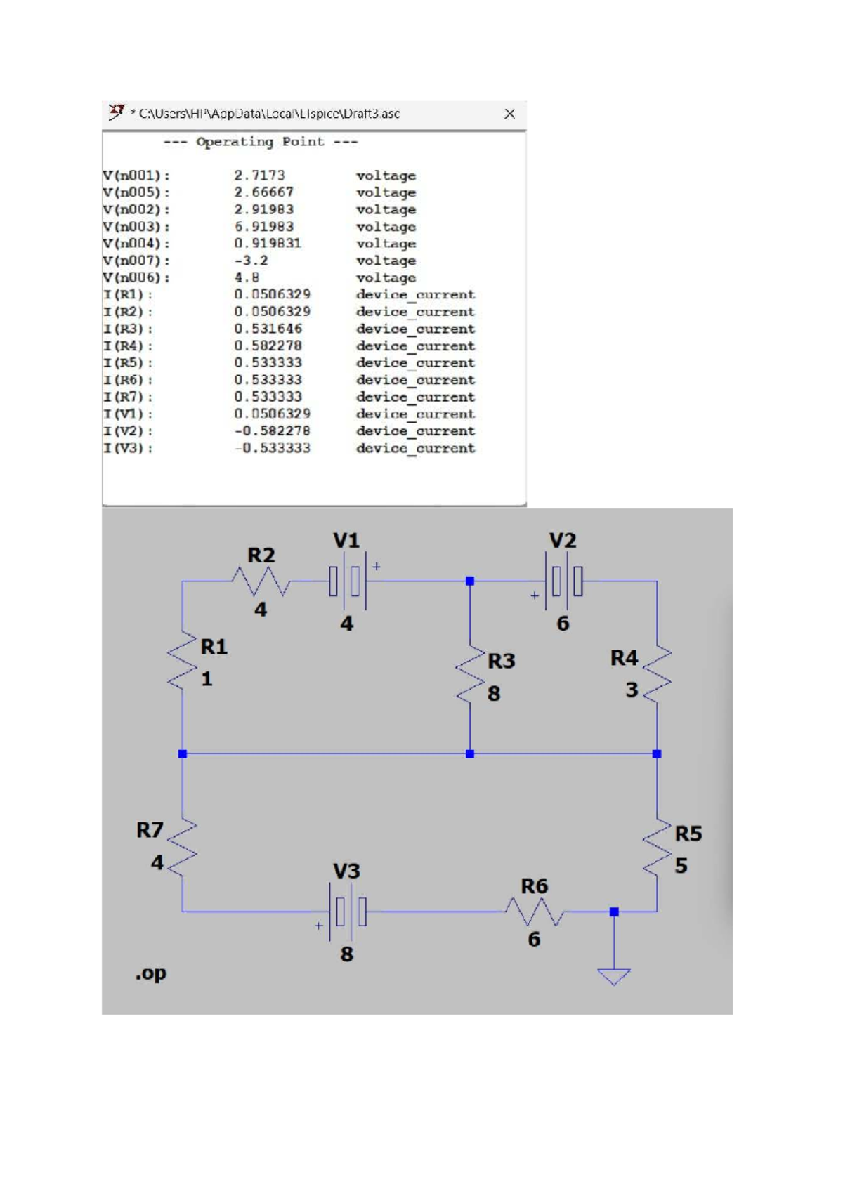 Operating Point Analysis for LTspice - Extra Marks Assignment - Studocu