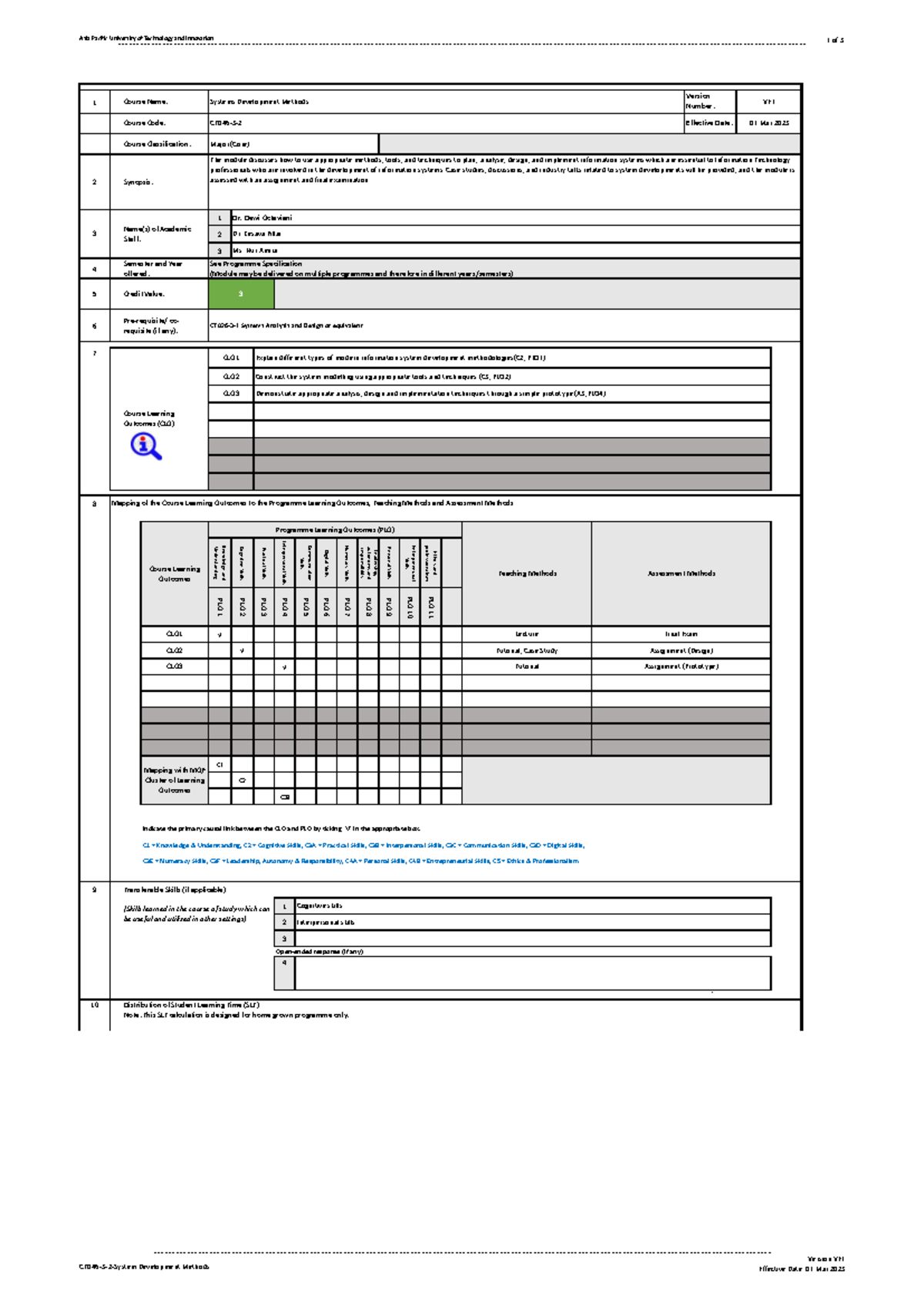 CT046-3-2 System Development Methods Lecture Notes (VE1) - Studocu
