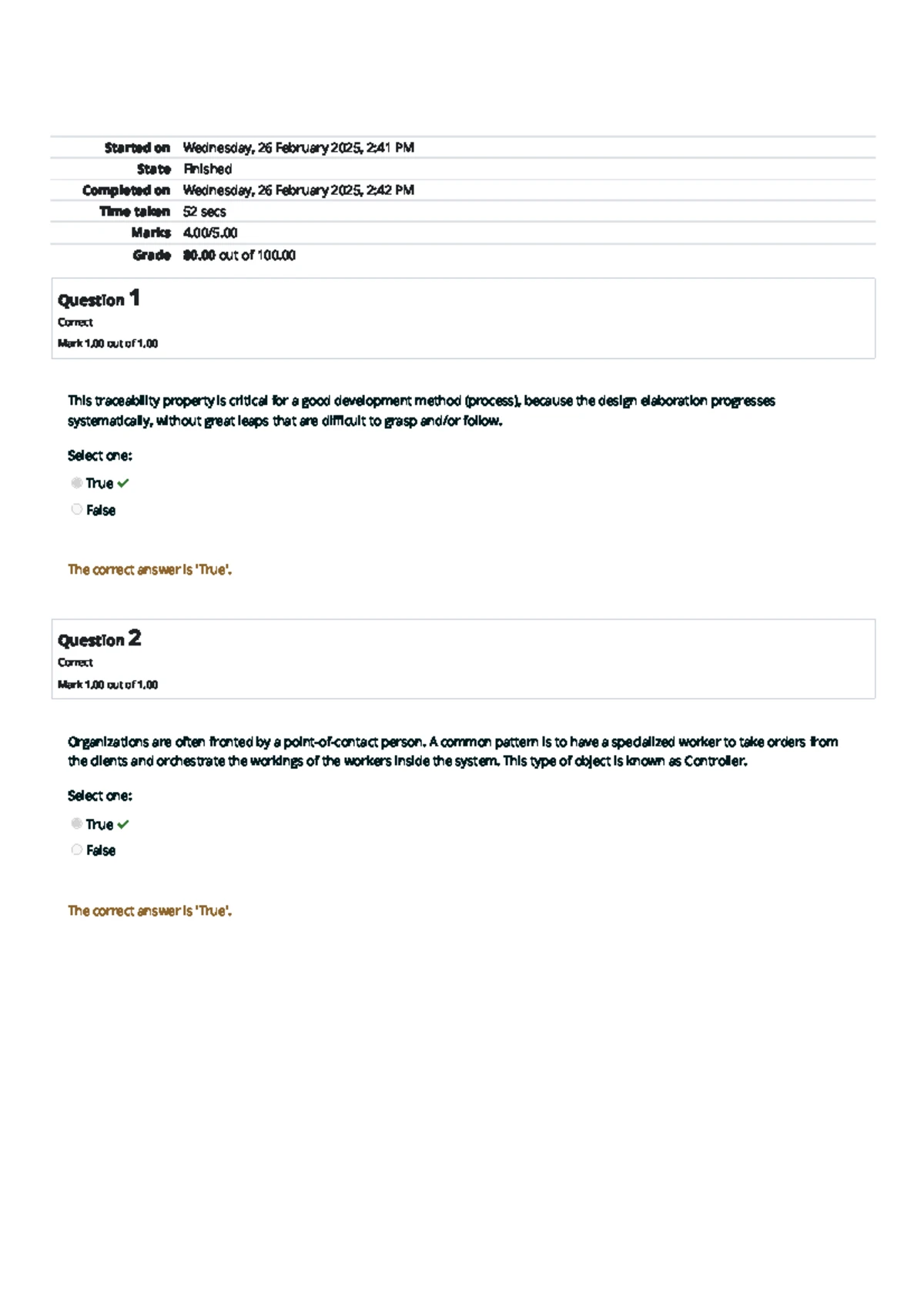 GRASP Patterns Overview - Learning Journal Assignment Unit 4 - Studocu