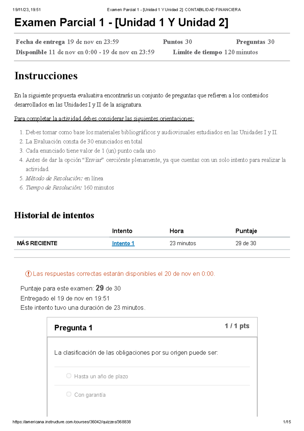 Examen Parcial 1 - [Unidad I y II] Contabilidad Financiera - Studocu