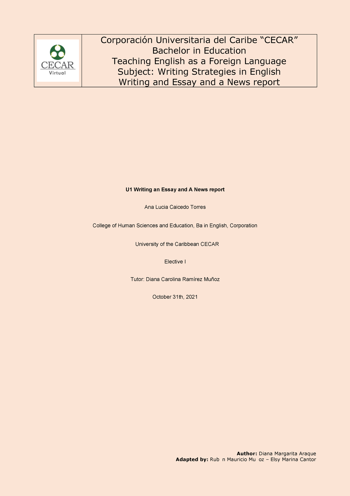 U1 Writing Strategies: Essay & News Report on City Life Improvements ...