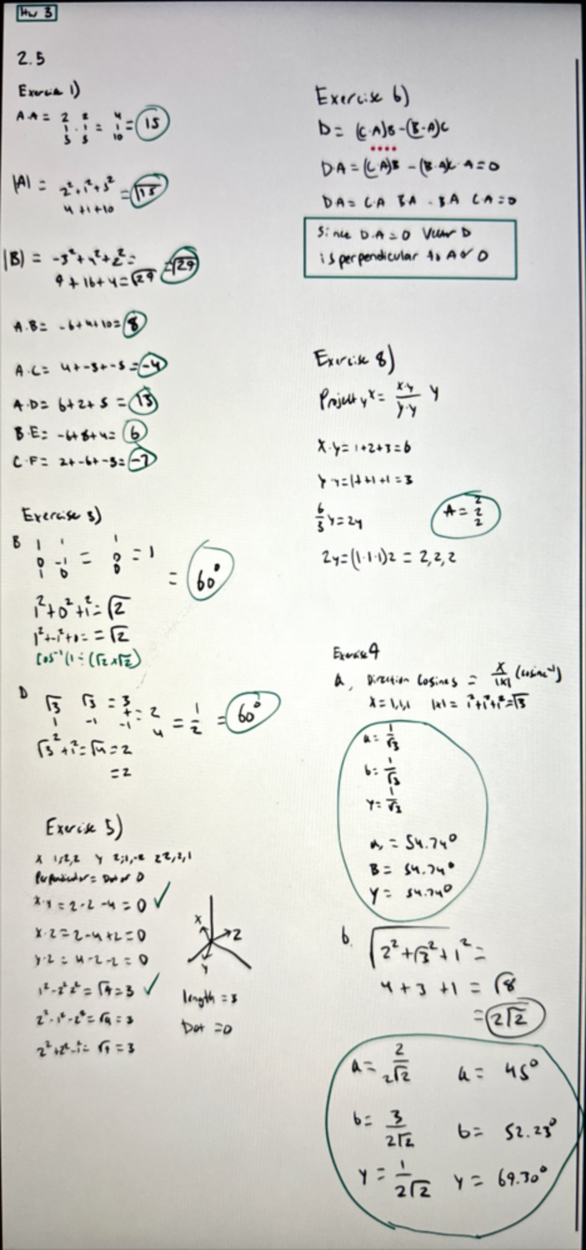 Homework 3 - Detailed Exercise Notes for IS Math - Studocu