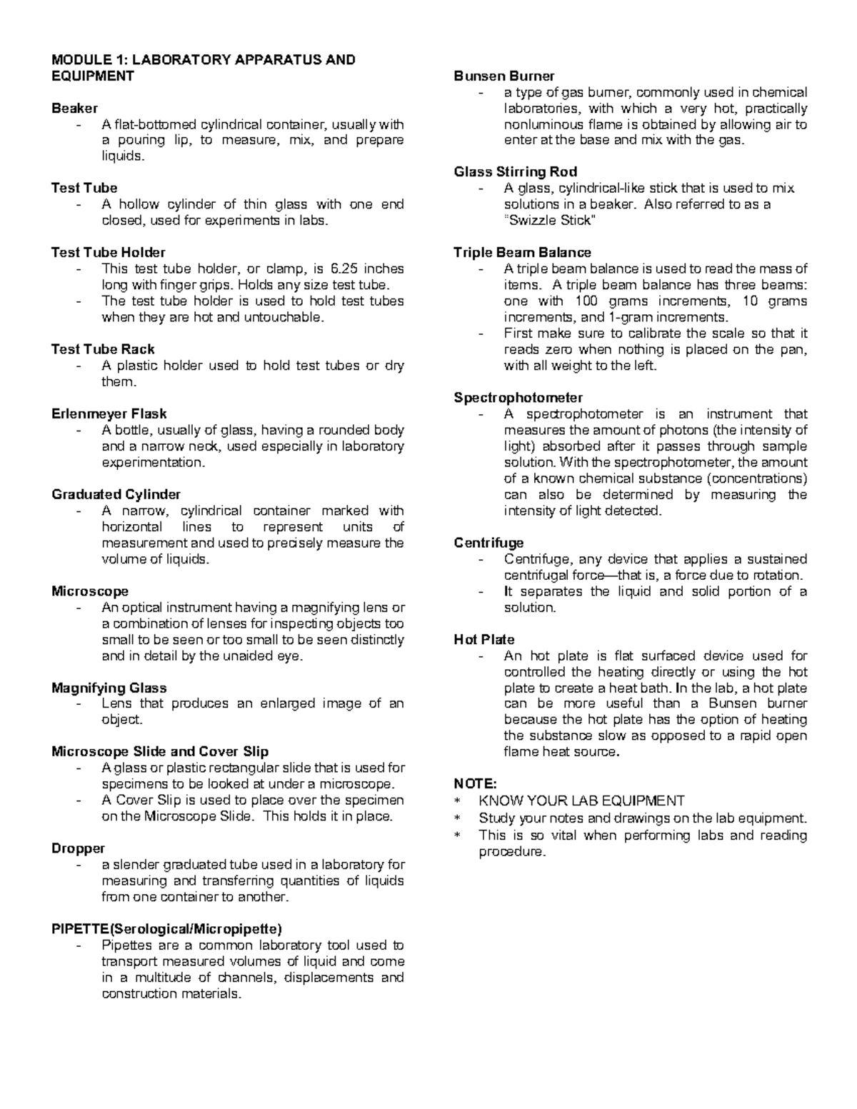 Clinical Chemistry Lab: Understanding Laboratory Equipment & Techniques ...