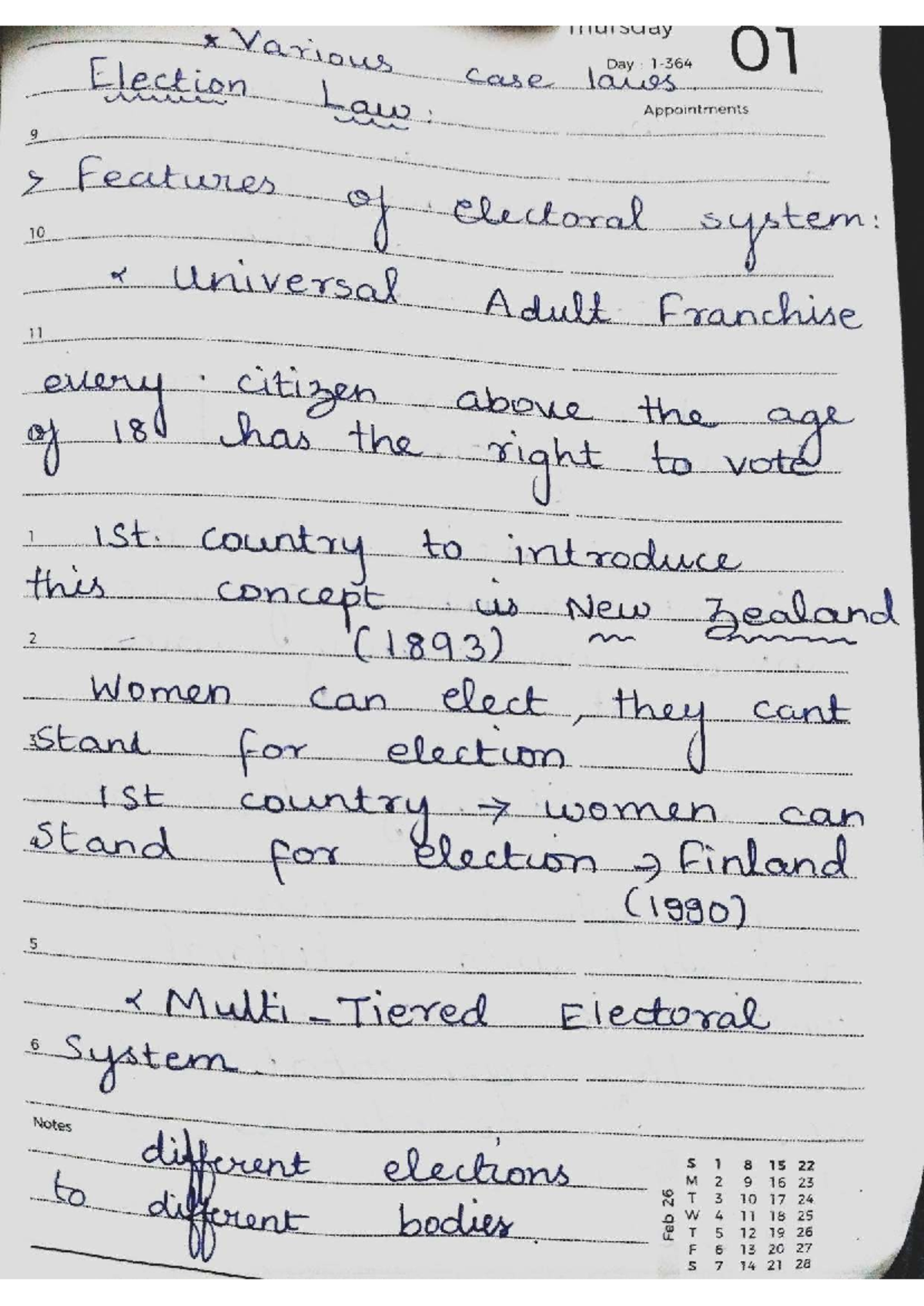 Election Law Notes: Case Laws and Electoral System Features - Studocu