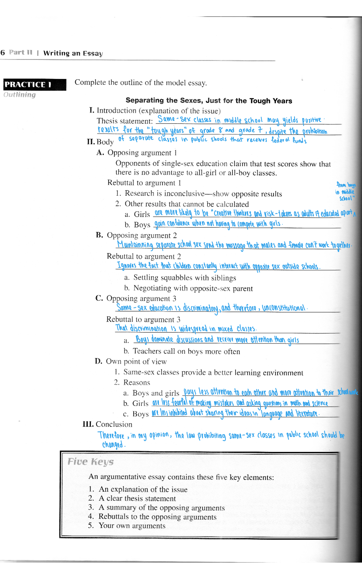 Outlining Model Essay (English Tutorial Work) - 6 Part 11 I Writing an ...