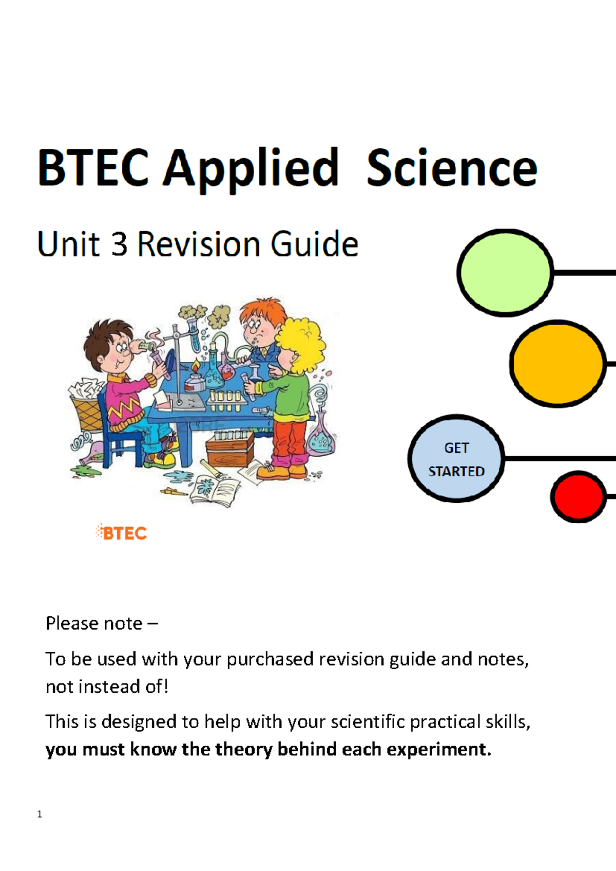 Applied and Forensic Science Unit 3: Revision Guide and Practice - Studocu