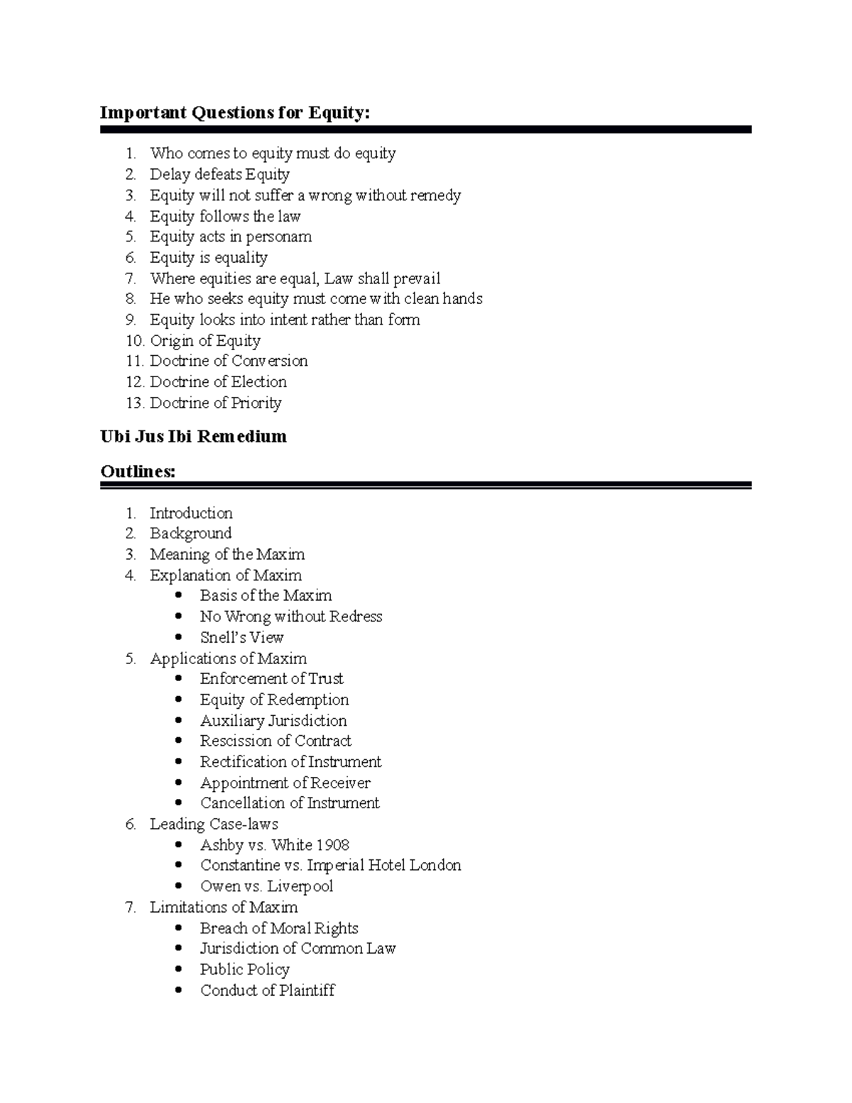 Equity paper preparation - Important Questions for Who comes to equity ...