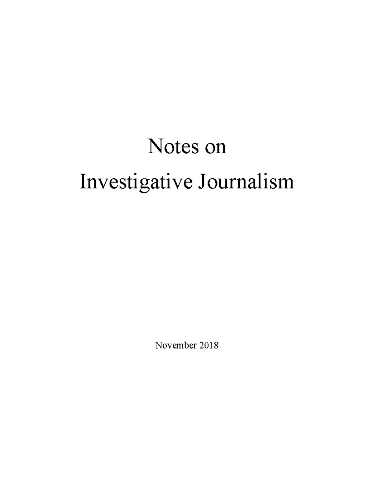 **Investigative Journalism Essentials: Key Insights and Techniques ...