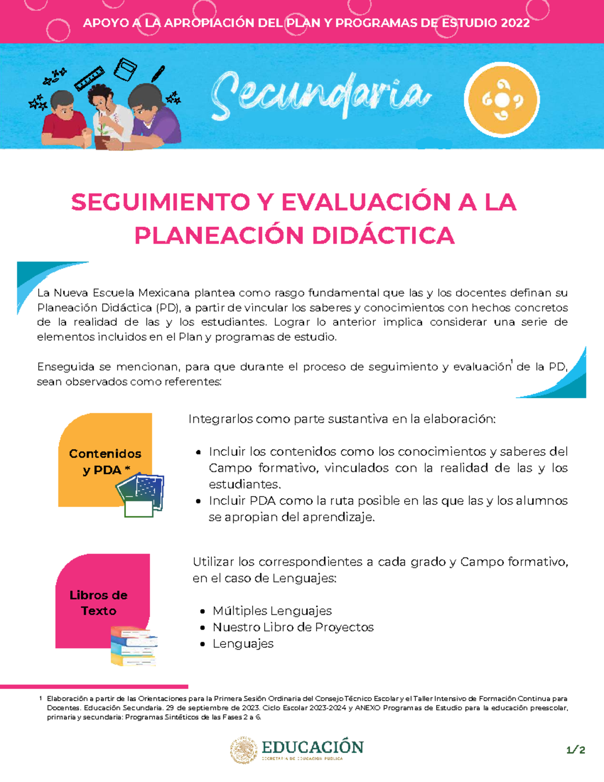 Seguimiento y Evaluación de la Planeación Didáctica 2022 - Studocu