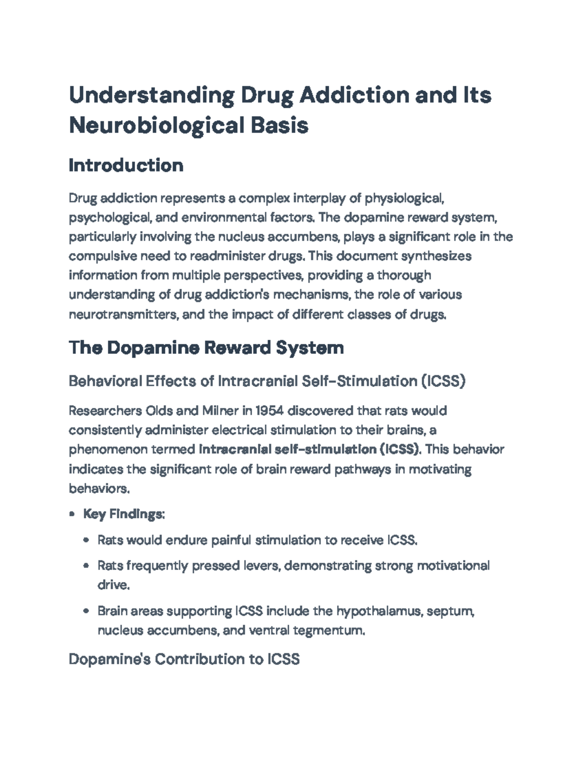 Understanding Drug Addiction: Neurobiology & Effects in [Course Code ...