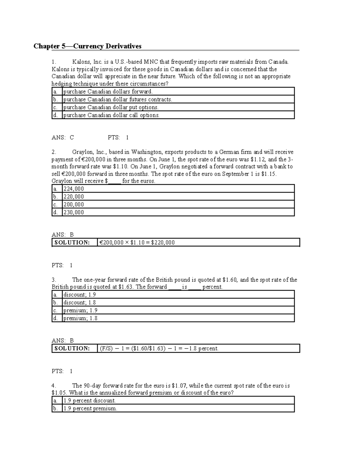 0538482214 IFM10e TB 05 - Chapter 5—Currency Derivatives Kalons, Inc ...