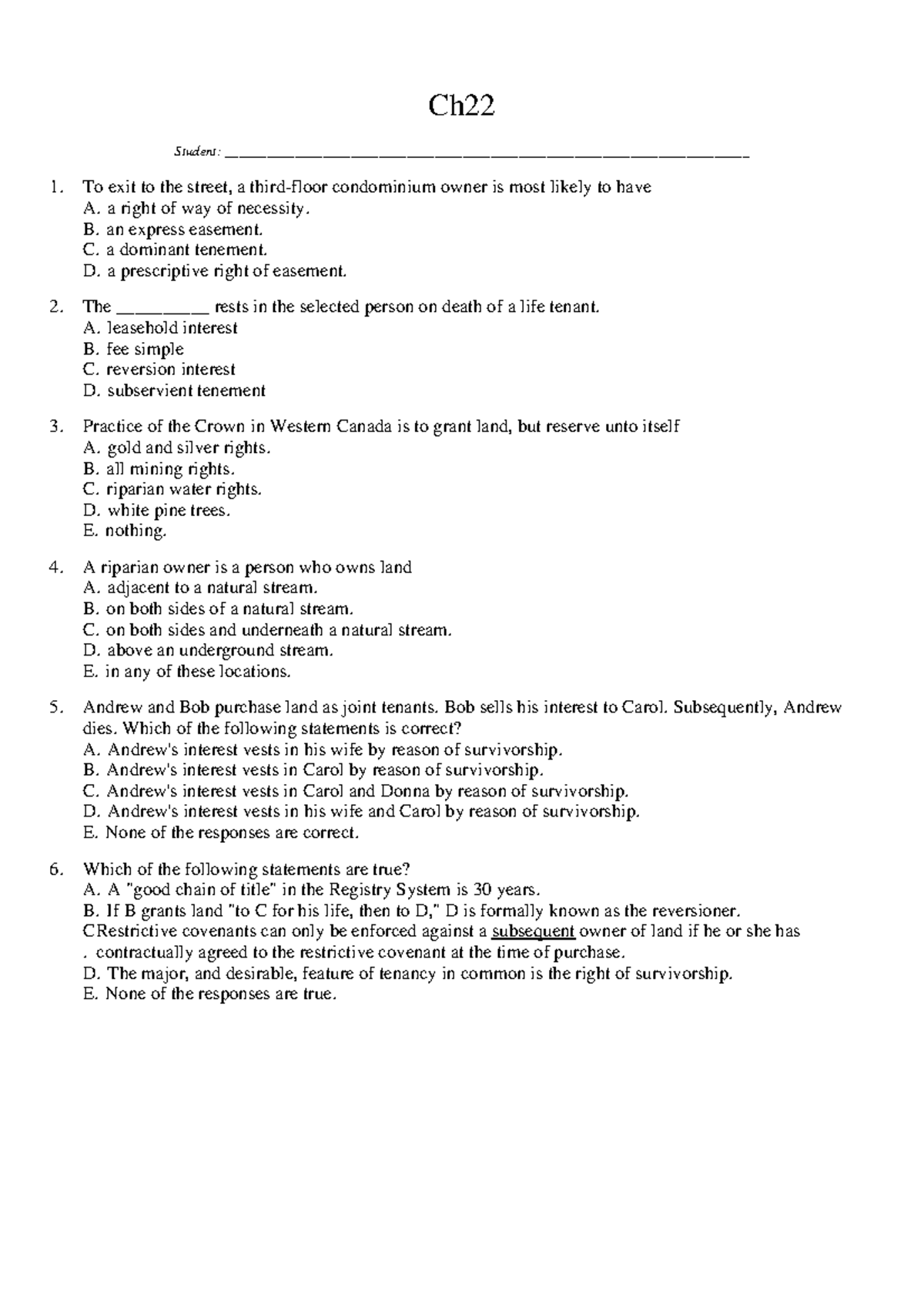 Chapter 22 Practice Questions with Solutions - Ch _Student: - Studocu
