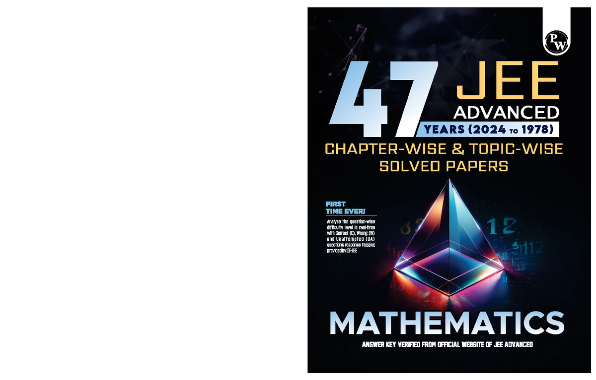 JEE 47 Years JEE Advanced Mathematics - JEE ADVANCED 2024 Paper ...