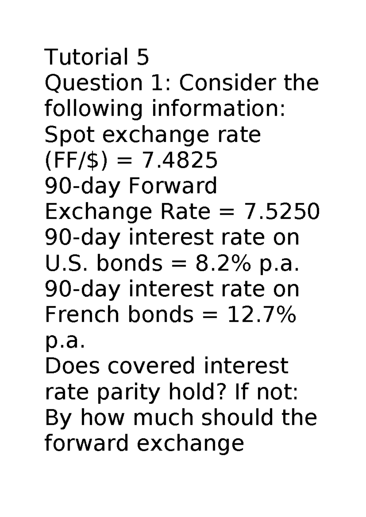 Tutorial 5: Analyzing Covered Interest Rate Parity Adjustments ...