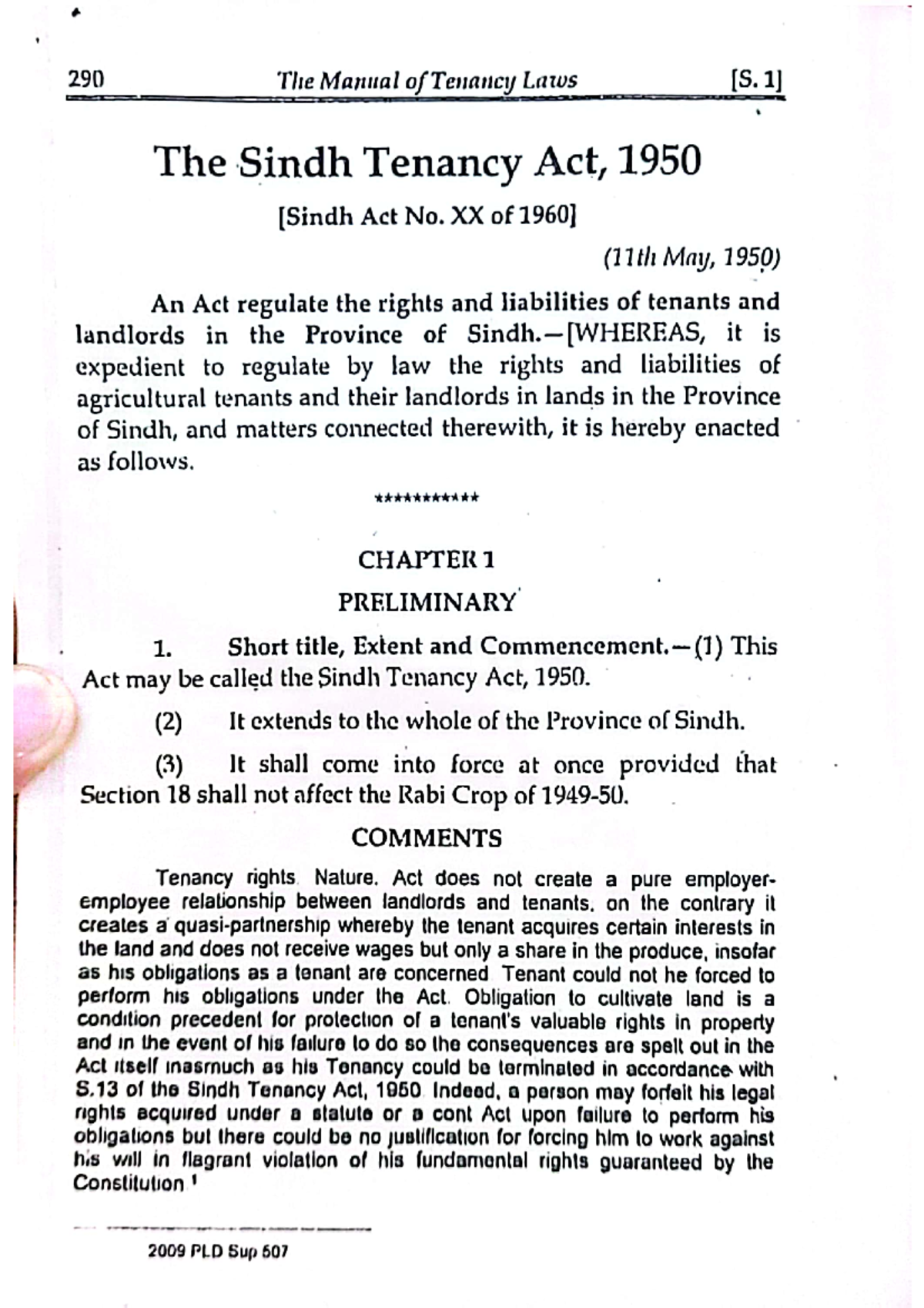 sindh-tenancy-act-1950-in-depth-analysis-and-key-takeaways-studocu
