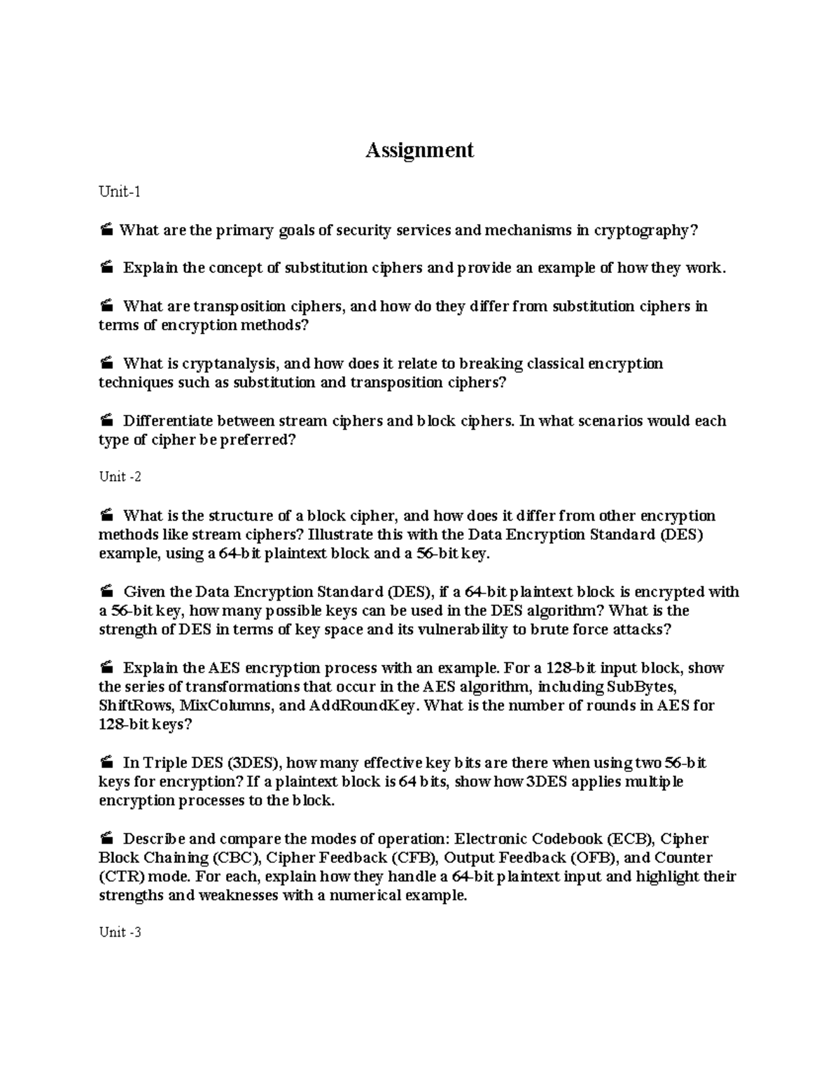 ISS Assignment - Goals of Security Services in Cryptography and Ciphers ...
