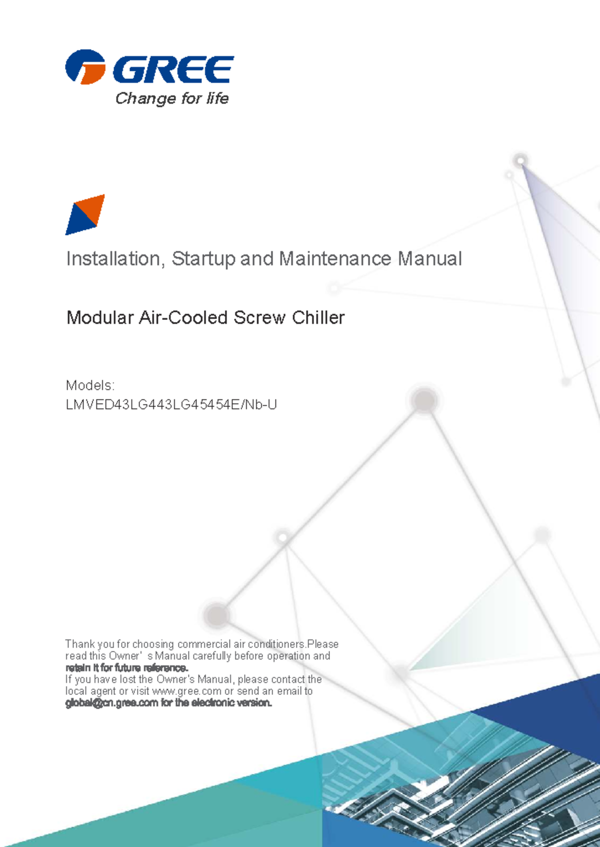 Modular Screw Chiller Installation & Maintenance Manual (Model ...