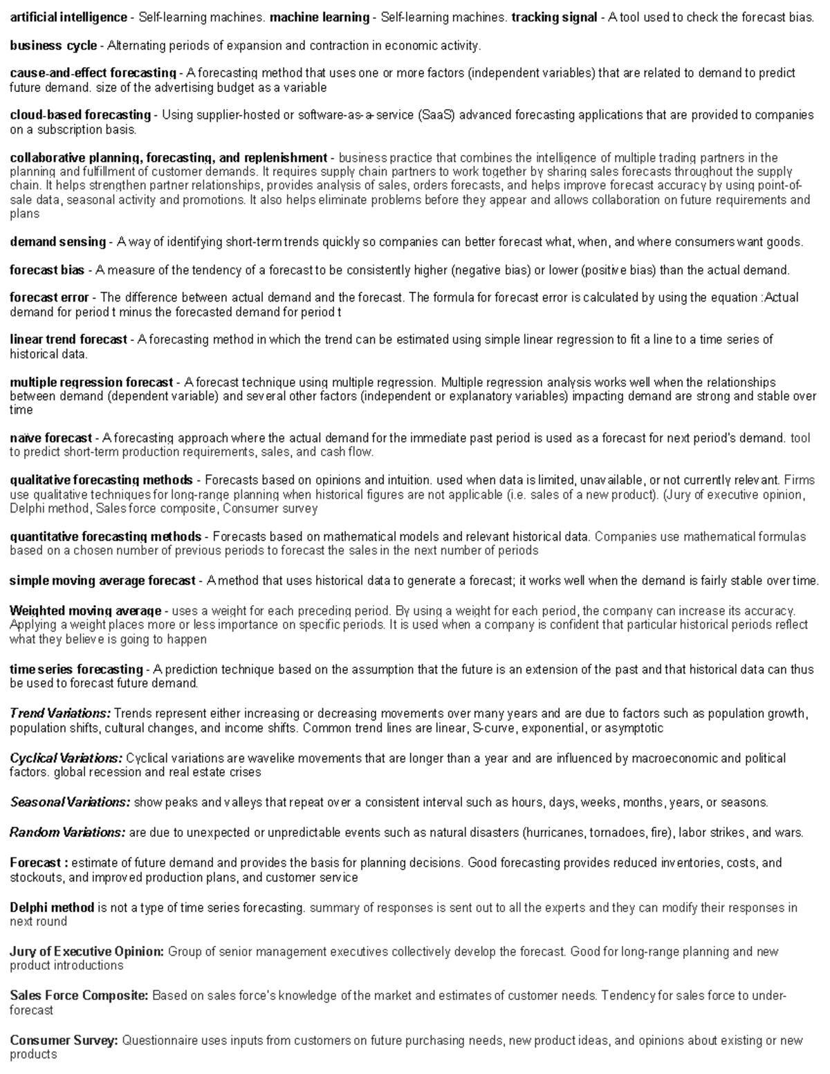 Forecasting Methods & Techniques: Qualitative & Quantitative Analysis ...