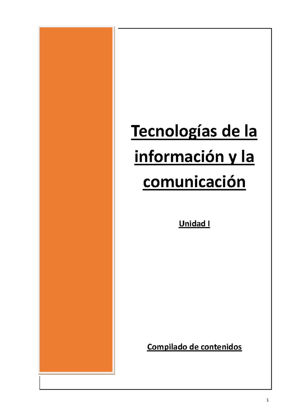 TIC: Apuntes Completos sobre Tecnologías de Información y Comunicación - Document Preview