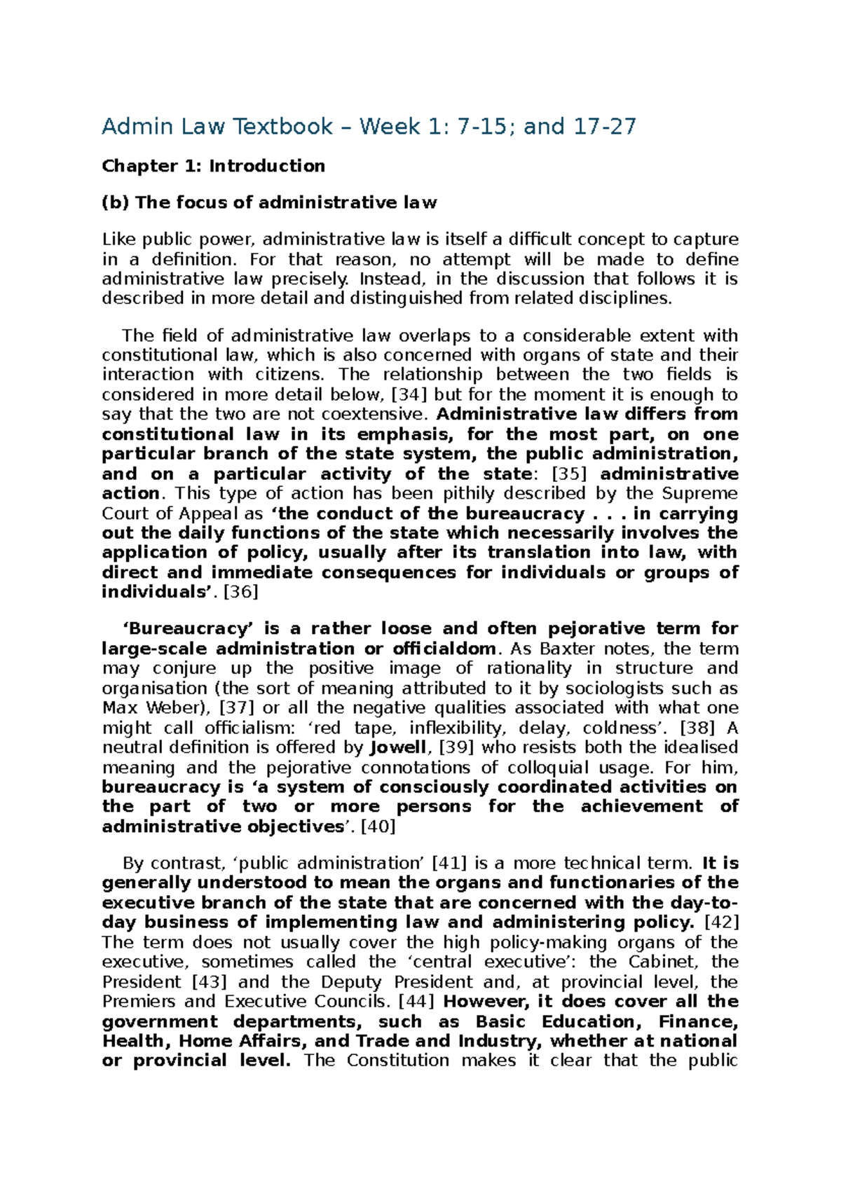 Admin Law Textbook – Week 1: Overview of Administrative Law Concepts ...
