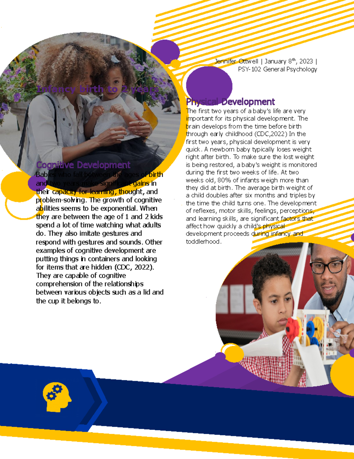 PSY-102 Development Newsletter: Infancy Physical & Cognitive Growth ...
