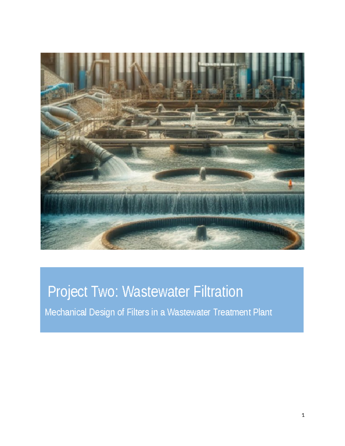 00 P2 Module 2 - Second Project - Project Two: Wastewater Filtration ...