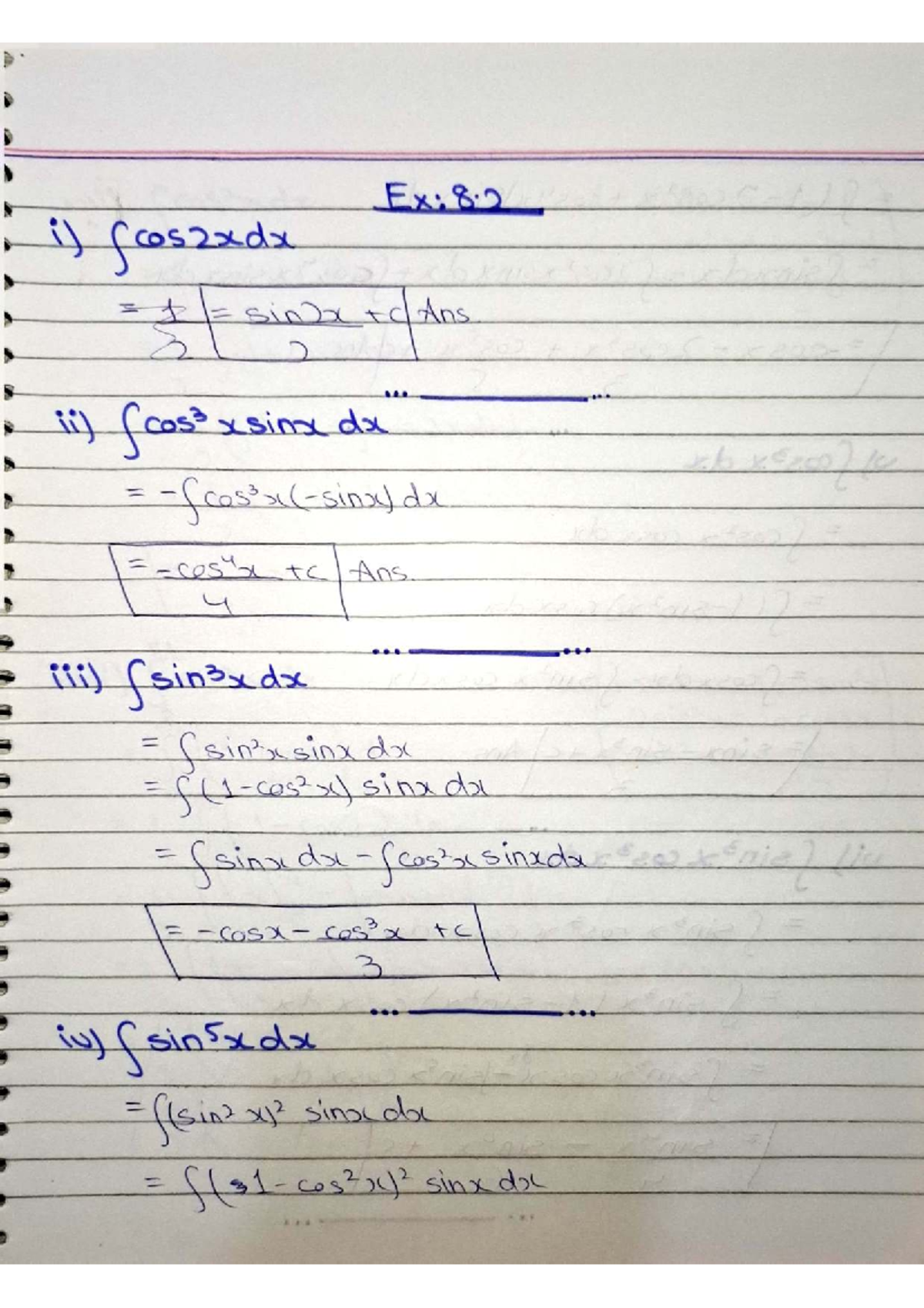 Calculus Integration Techniques: Exam Solutions (MATH 101) - Studocu