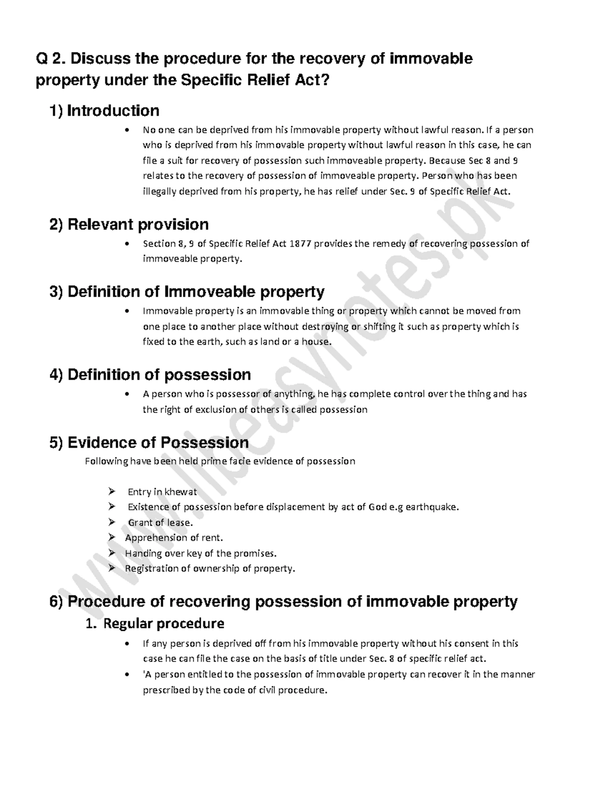 Drafting of Pleadings and Conveyancing: Principles & Examples - Studocu