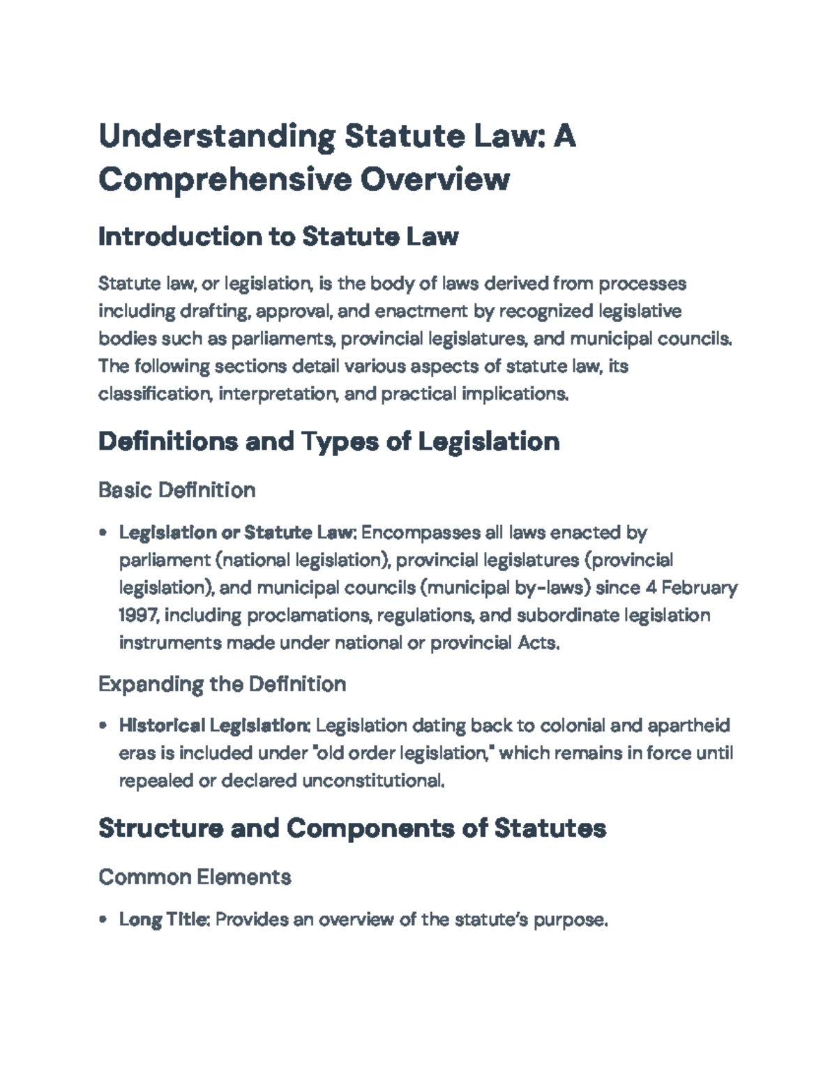 Critical Appraisal of External Aids to Statutory Interpretation - Studocu