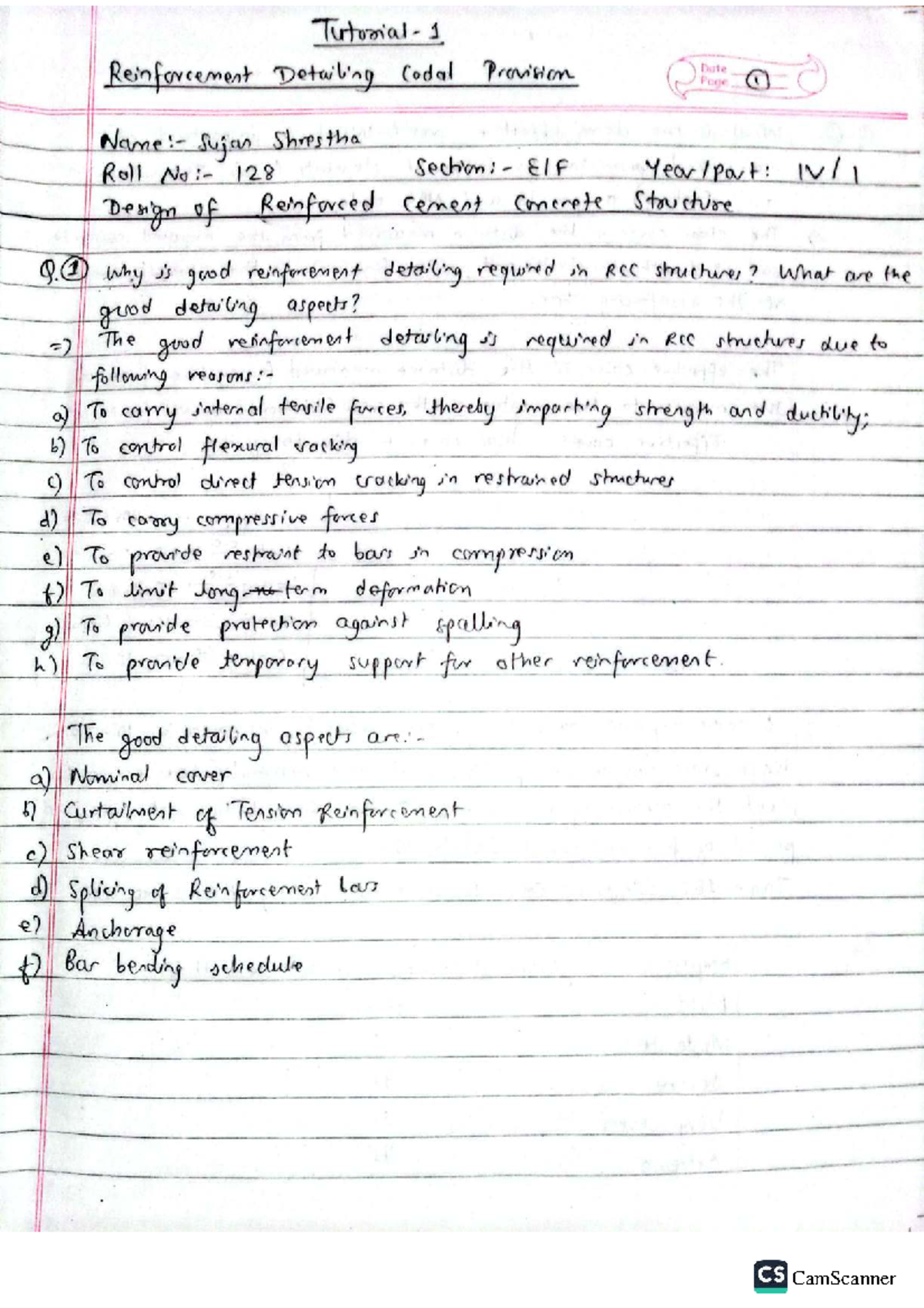 RCC Tutorial Notes: Key Concepts and Design Principles - Studocu