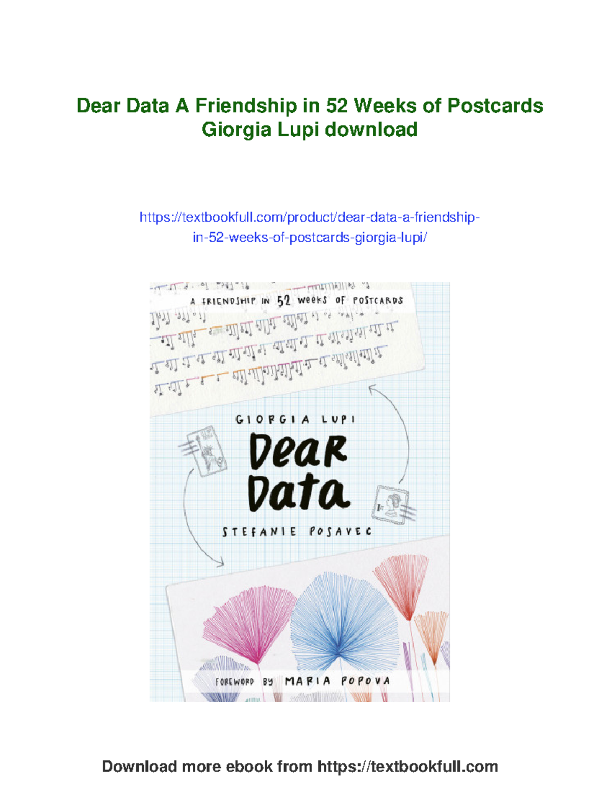 Dear Data: A Year of Friendship Through Postcards and Visualizations ...