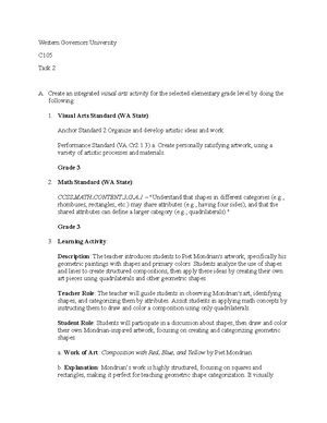 C732 lesson plan task 2 updated - C Task 2 Direct Instruction Lesson ...