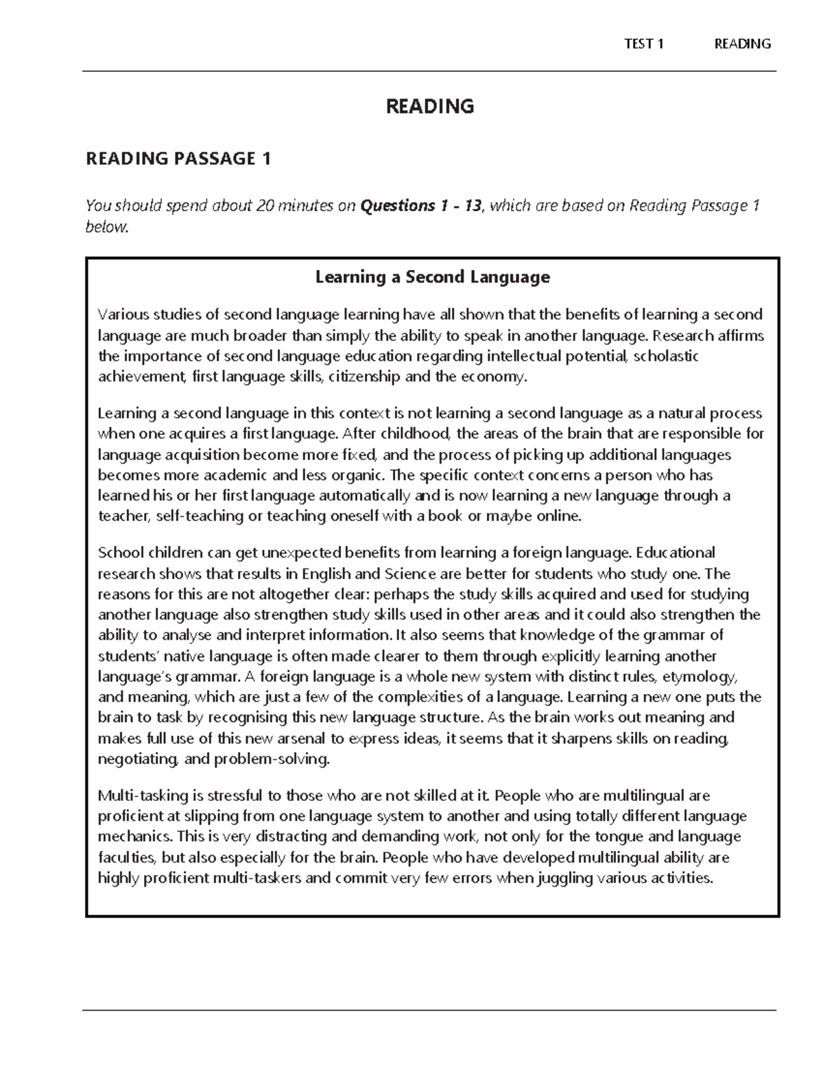 IELTS 5 Practice Tests, Academic Set 1 - Reading Answers - Studocu