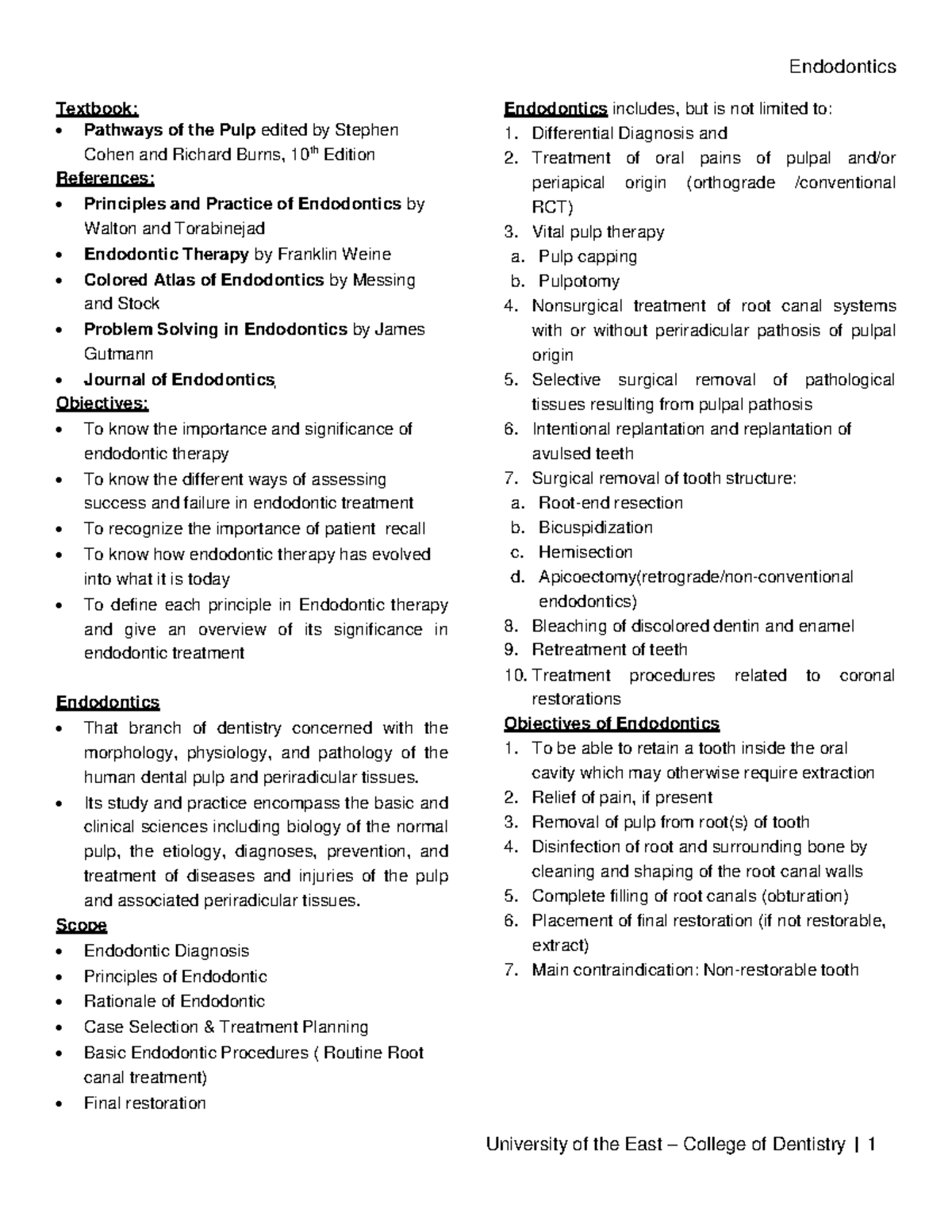 ENDO 101: Comprehensive Notes on Endodontics and Root Canal Therapy ...