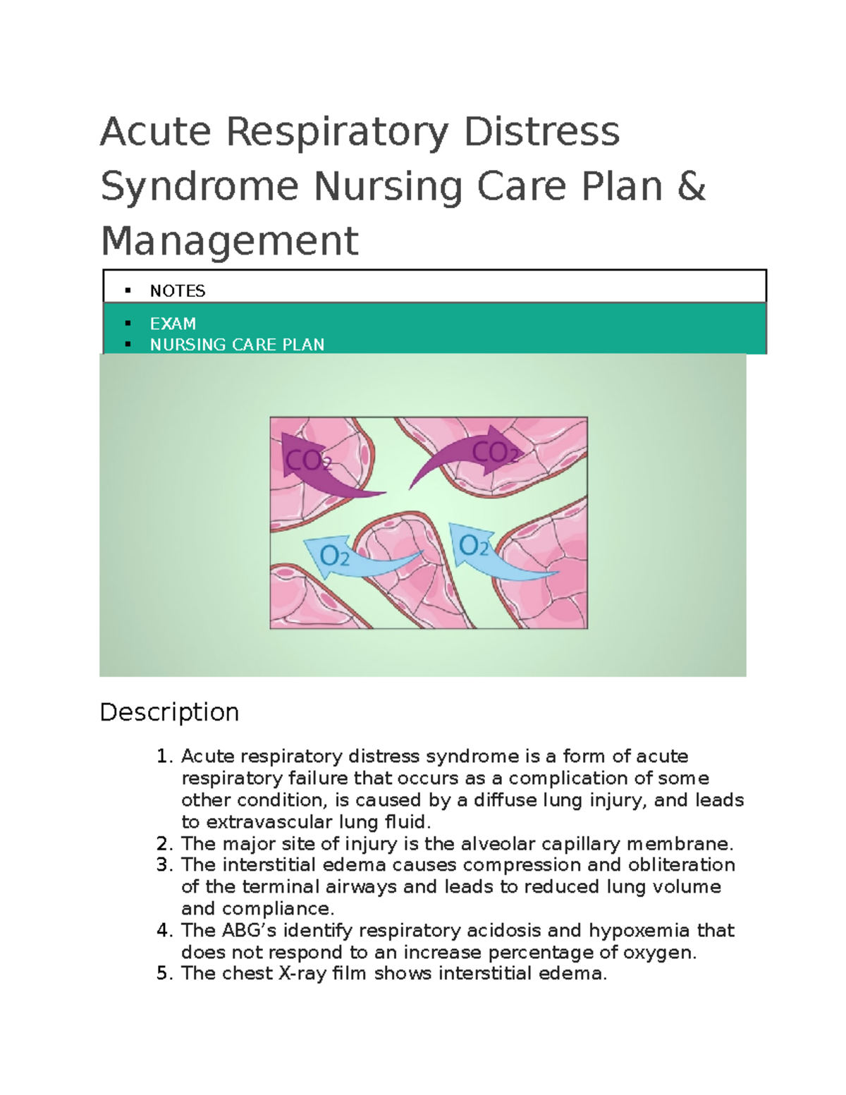 Acute Respiratory Distress Syndrome   Acute Respiratory Distress ...