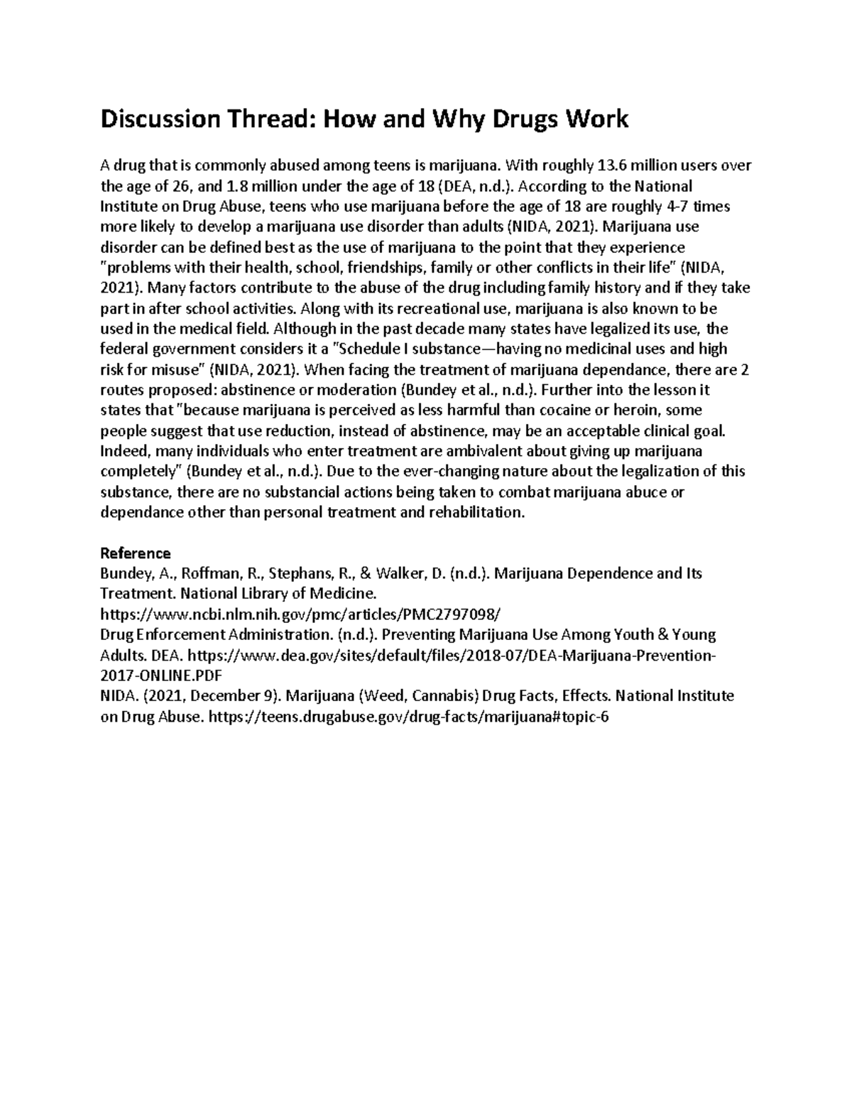 Discussion Thread- How and Why Drugs Work - With roughly 13 million ...