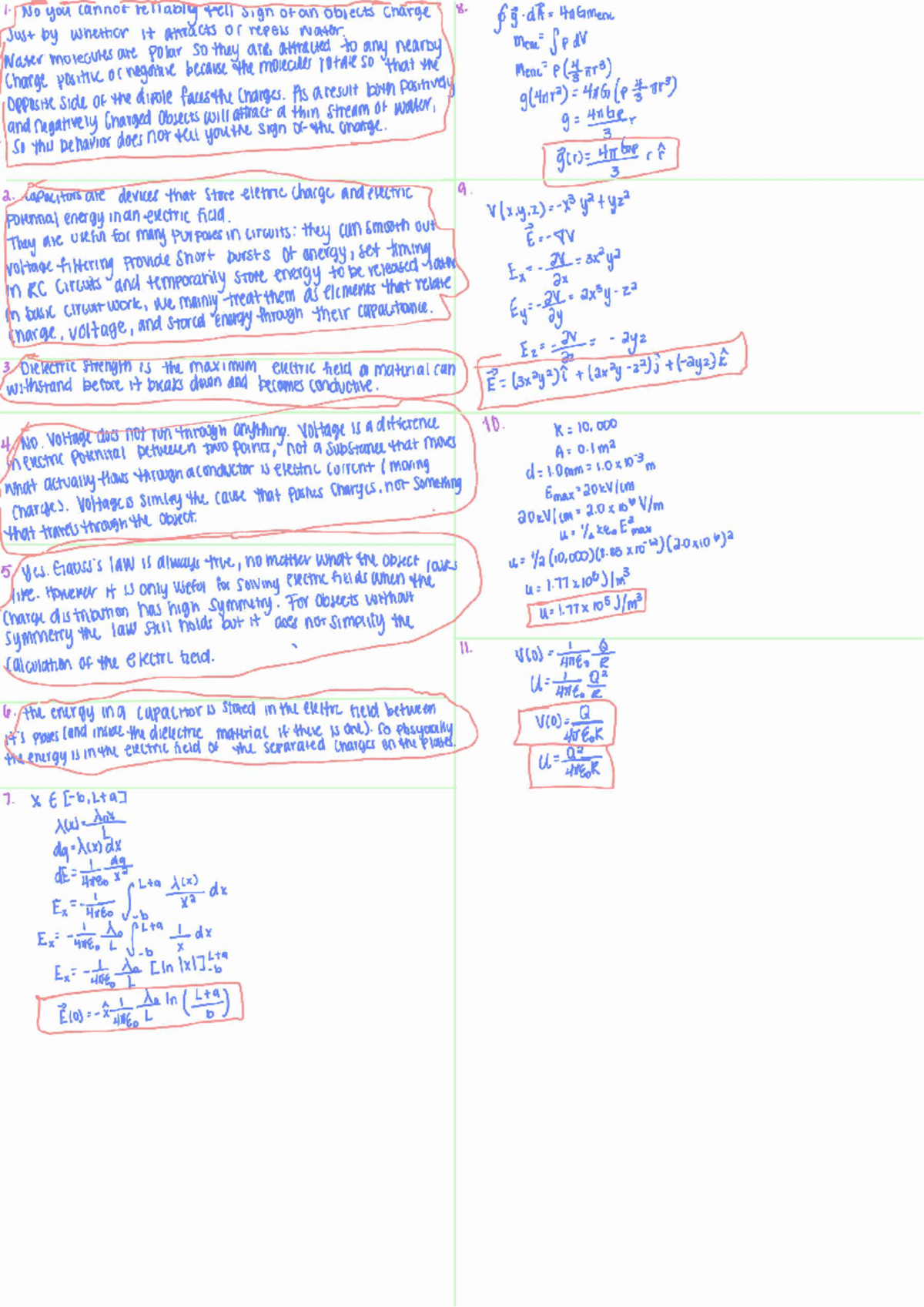 PHYS 231 Midterm Exam Quiz: Electric Charge & Capacitors - Studocu