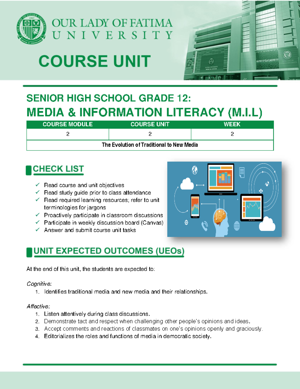 02 MIL Course Module 2: The Evolution of Media and Communication - Studocu