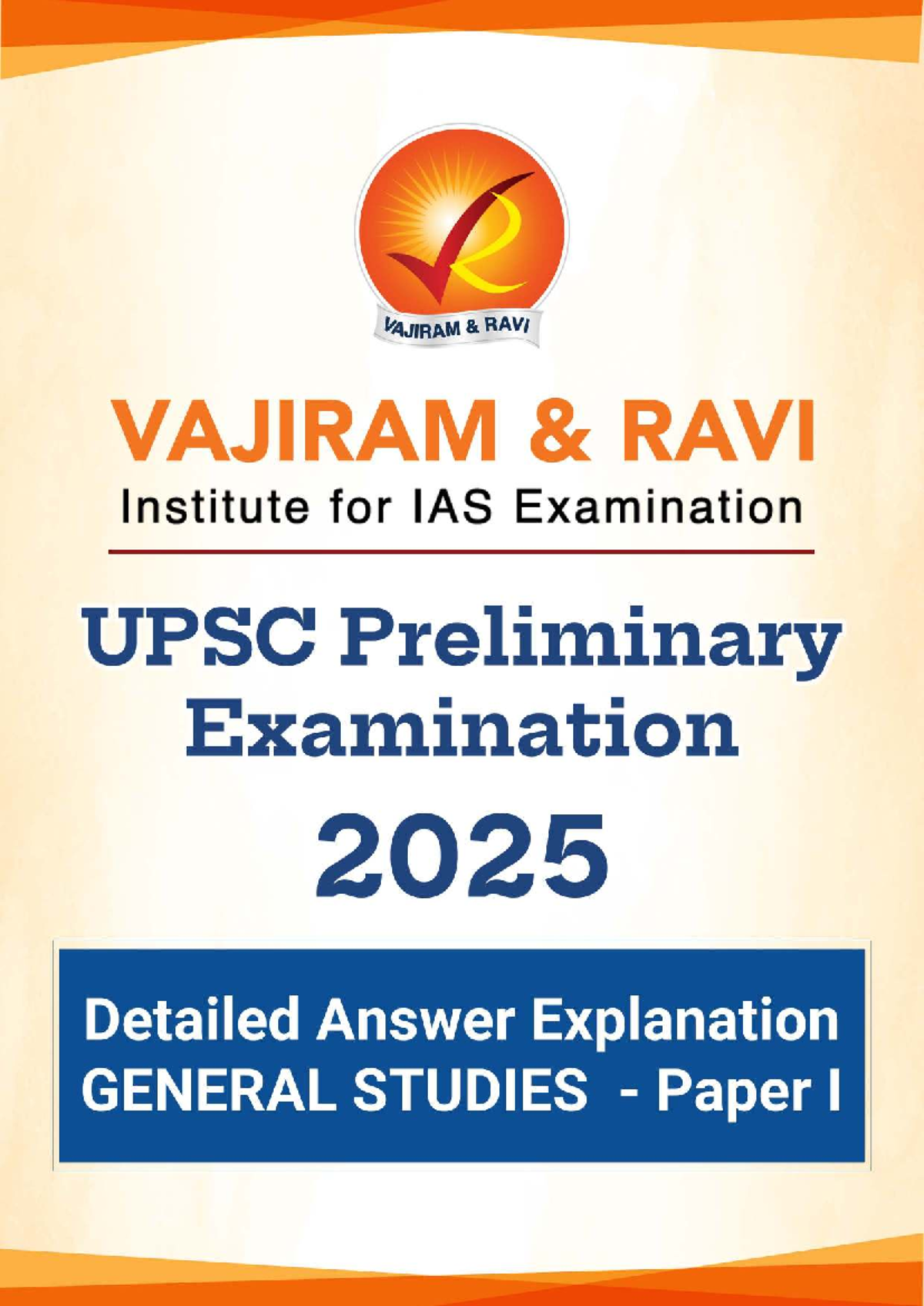 UPSC 2025 Prelims GS Paper I Answer Key - Set A - Studocu